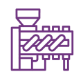 icona estrusione viola